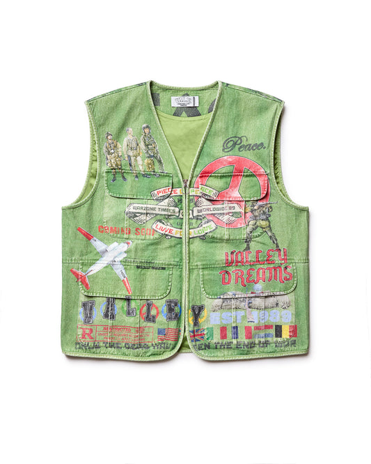 OLIVE WAR VEST