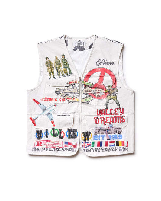 WHITE WAR VEST