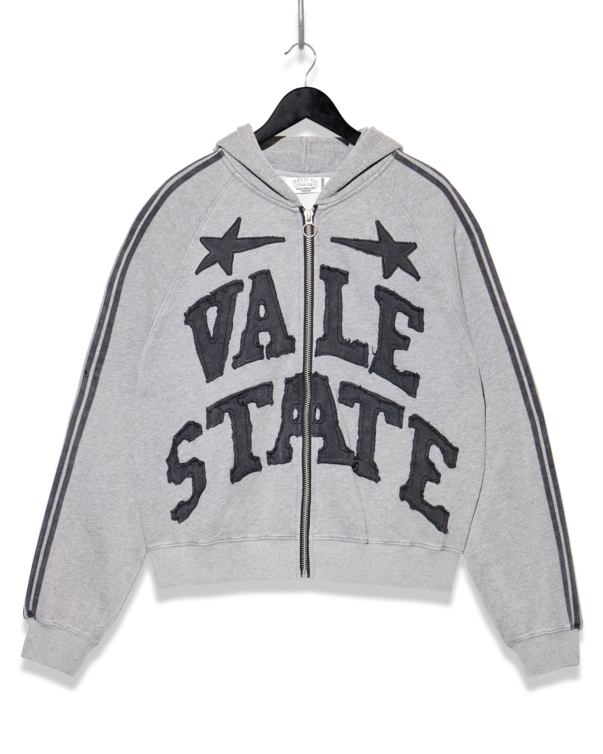 GREY VALE STATE TRACK ZIP UP HOODIE