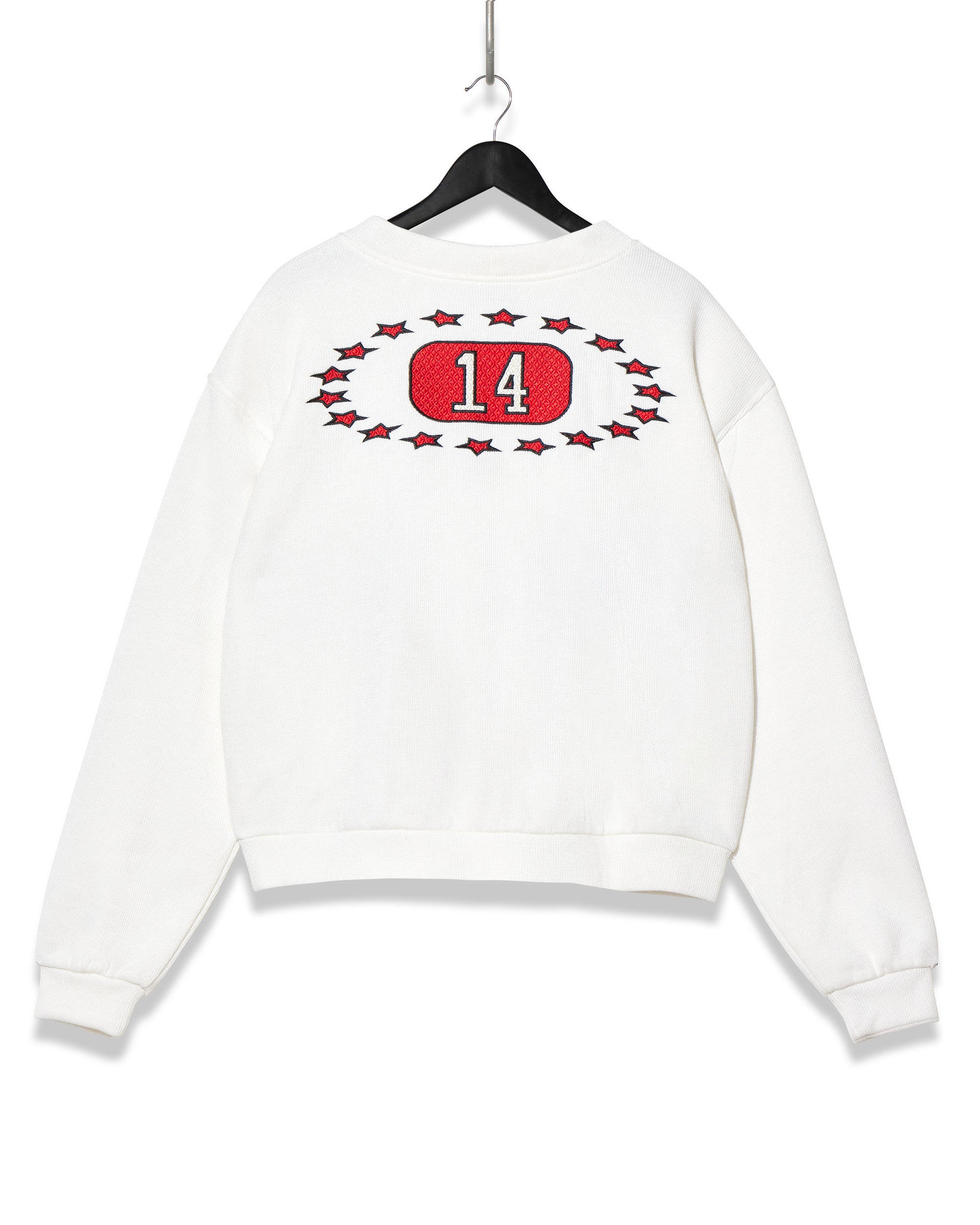 White hotsell sweatshirt cardigan